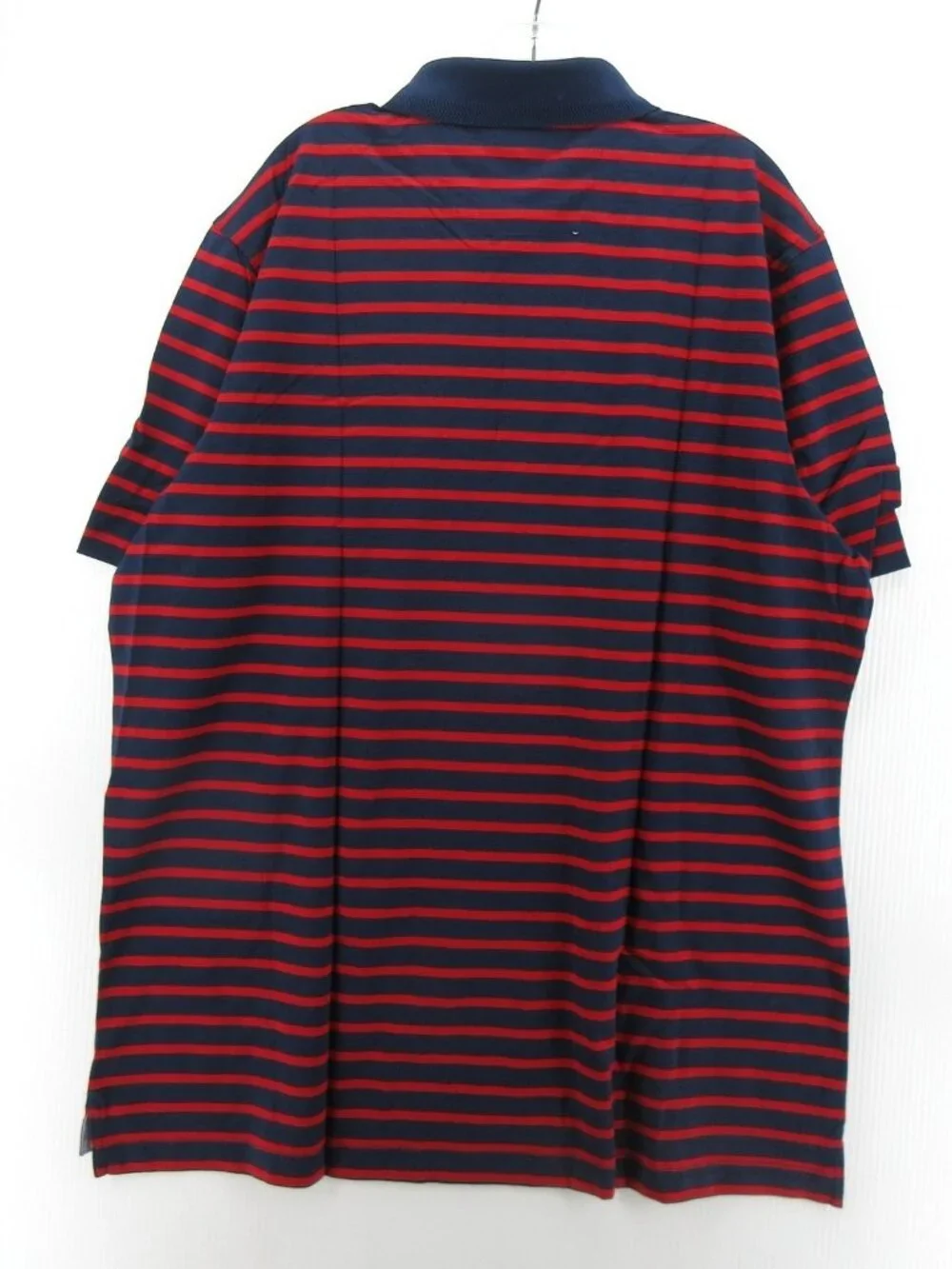Banana Republic Polo Shirt XXL Tall Red Pullover Striped Preppy NEW
